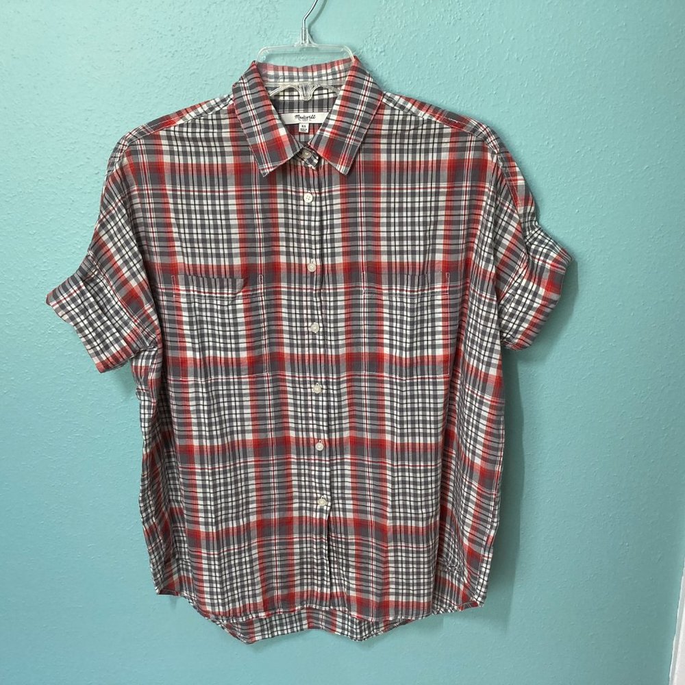 Madewell Courier in Kerchief Plaid XS